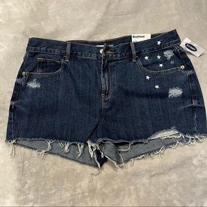 Old Navy boyfriend jean shorts